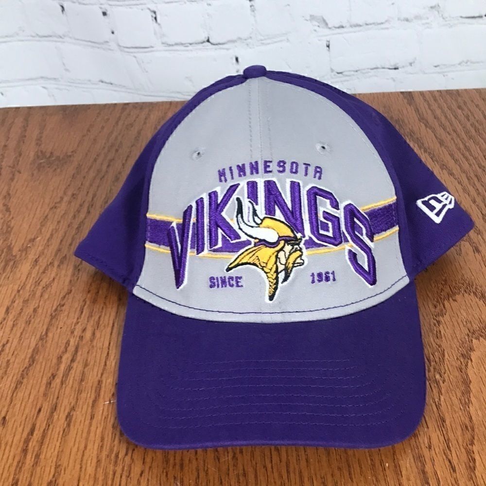 Minnesota Vikings 39Thirty Hat size 8 sm-med EUC